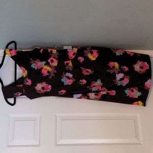 Laundry by Shelli Segal Ruched Floral Printed Midi Dress, Size 6, NWT